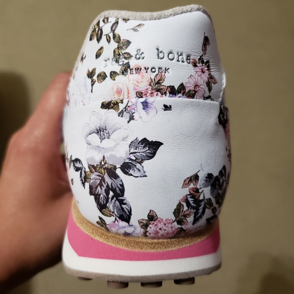 NWOT! Rag & Bone Dylan Floral Print Sneakers - Picture 7 of 8